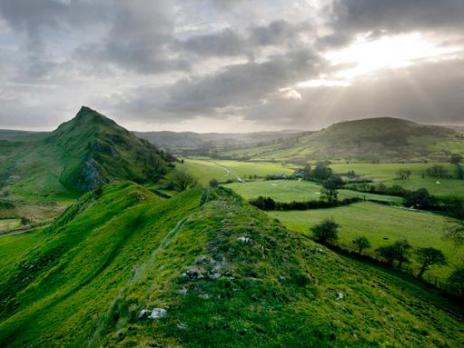 A view over the Peak District