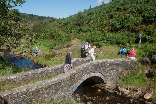 Pack Horse Bridge in the Goyt Valley